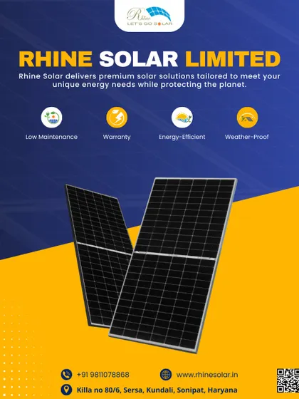 We deliver premium solar solutions with low maintenance and high energy efficiency. Our weather-proof panels come with a strong warranty, tailored to meet your unique energy needs.