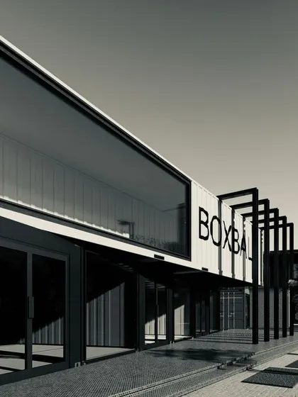 A throwback to our Boxball Park concept, where we imagined shipping containers stacked with ingenuity to form a vibrant hub for community and sport. This project showcases our interest in versatile and innovative architectural solutions like adaptive reuse.