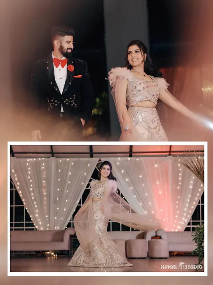 An extensive collection from an engagement, showing the couple's dance, portraits, cake cutting, and moments with family and friends.