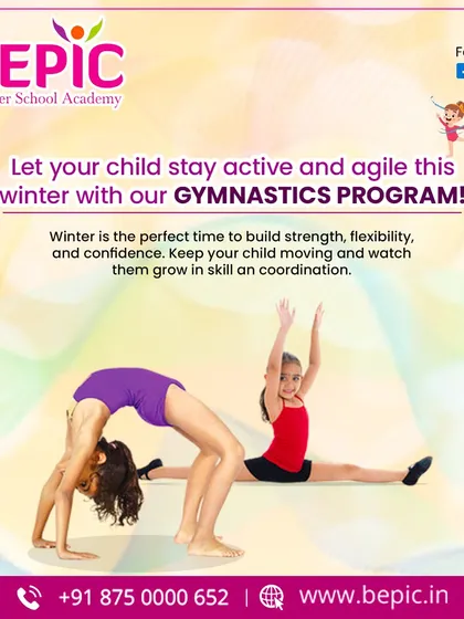 Keep your child active and agile even during the winter months with our gymnastics program. These classes are a perfect way to build strength and confidence while having fun indoors.