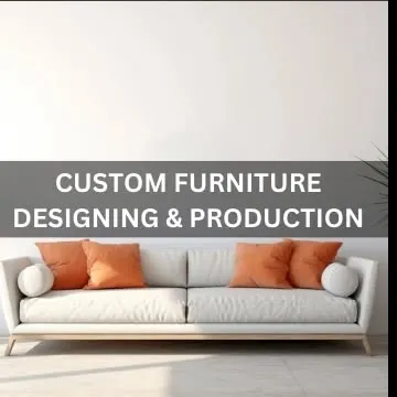 We offer custom furniture design and production services to create unique pieces that are perfectly tailored to your space and brand identity.