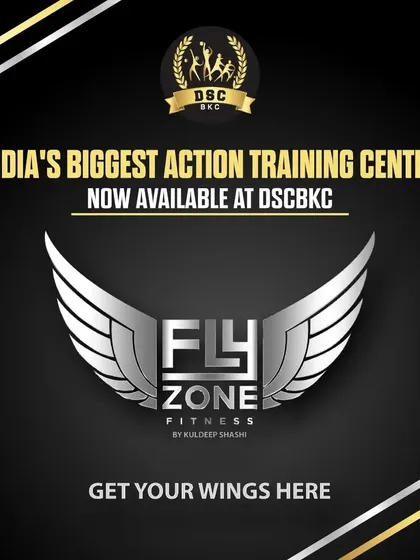 We are proud to house Fly Zone Fitness by Kuldeep Shashi, India's biggest action training center. This is where you can push your physical boundaries through gymnastics, martial arts, and specialized action workouts.