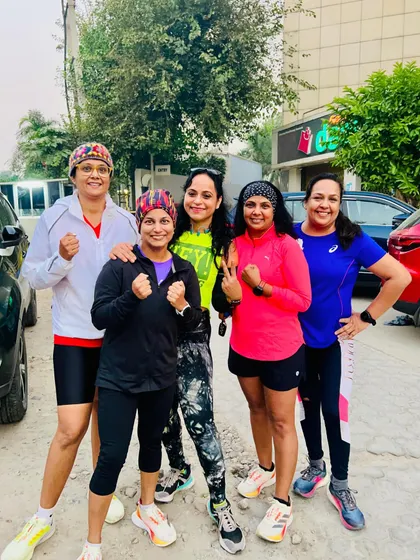 The women of the tribe, all smiles and energy. They are a powerful force within our community.