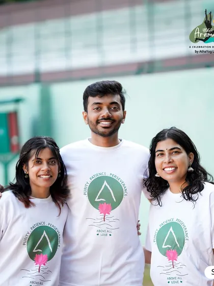The smiles on the faces of our team members say it all. Yoga Arambha is a celebration of purity, patience, perseverance, and above all, love for the practice and our community.