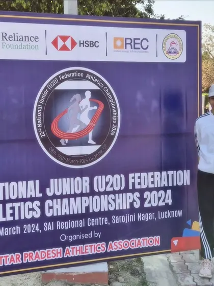 My athlete Daphne Johnson, ready to represent Maharashtra at the Junior National Federation Cup. We prepare our athletes to be confident and ready for big competitions.