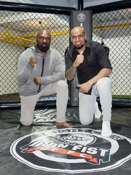 The voice of the Iron Fist Fighting Championship, King James, in the octagon with me. We bring in professionals from all aspects of the fight world to create an authentic experience.