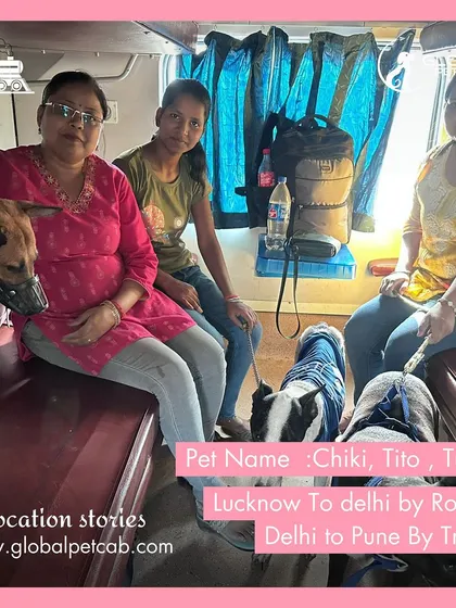 Chiki, Tito, and Tuku traveled from Lucknow to Delhi by road, then continued their journey to Pune by train. This shows how we combine different travel modes for the most efficient and comfortable route.