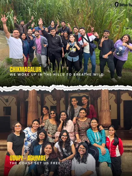 We woke up in the hills to breathe wild in Chikmagalur and let the coast set us free in Udupi. This is what our Independence Day weekend looked like, full of freedom, nature, and a whole lot of fun with our travel family.