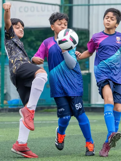 Fun and focus on the field. Our U11 players enjoying the game while competing at a high level.