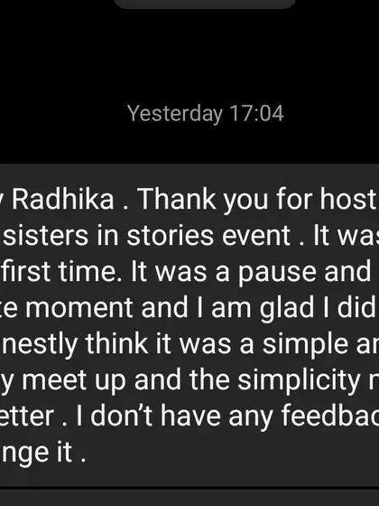 "The simplicity made it better." This feedback reinforces my belief that the most powerful connections happen in simple, authentic settings.
