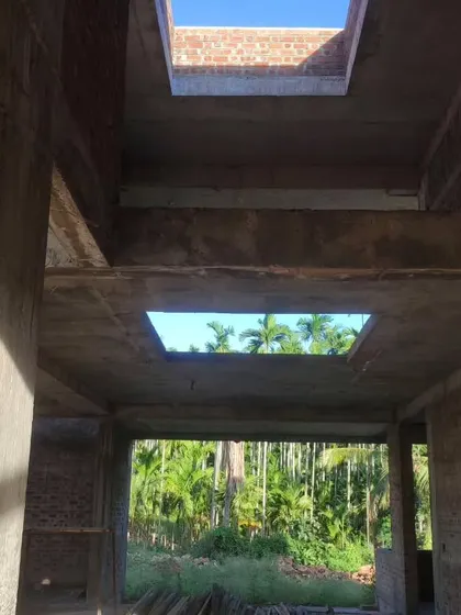 The double-height spaces and skylights are designed to create a sense of expansiveness and connection to the sky.