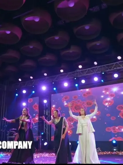 The full group of moms and masis on stage, looking absolutely radiant. Their synchronized performance was a joy to watch.