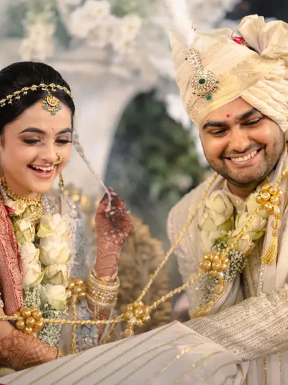 Laughter and joy during the wedding rituals. We believe a wedding should be as fun as it is sacred.