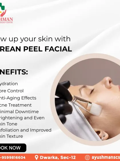 Our Korean Peel Facial offers a multitude of benefits, including deep hydration, pore control, anti-aging effects, and acne treatment. It provides significant brightening and improves skin texture with minimal downtime.
