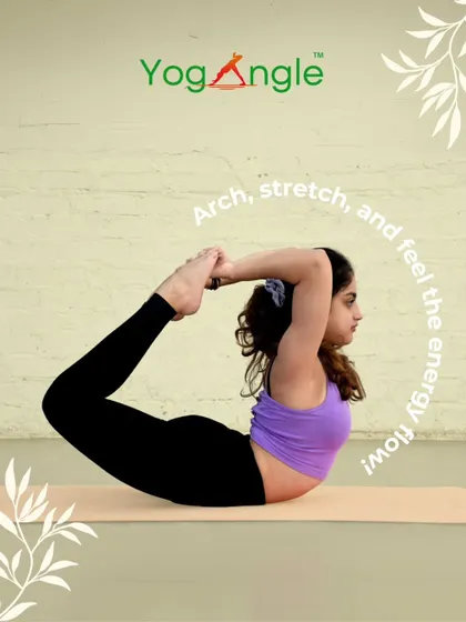 Dhanurasana, or Bow Pose, is a powerful backbend that strengthens the entire back of the body while stretching the chest, shoulders, and abdomen. This pose is excellent for improving posture and energizing the body.