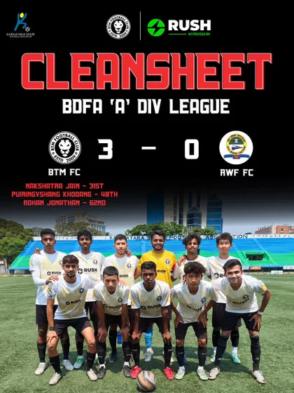 We earned a tough 3-0 cleansheet victory against RWF FC. After a slow start, the team took control in the second half to secure the win.