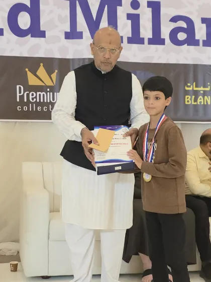 Mabrook to our young champ, Mustafiz Kola, receiving his award for winning at the state level and participating in the nationals. We are grateful to the Bhatkal Muslim Jamat Muscat Oman for this honorable recognition.