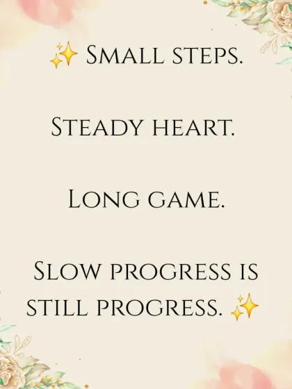 This tarot tip captures the essence of the Knight of Pentacles. Small steps, a steady heart, and playing the long game. It's a powerful reminder that slow progress is still progress, and consistency is key.