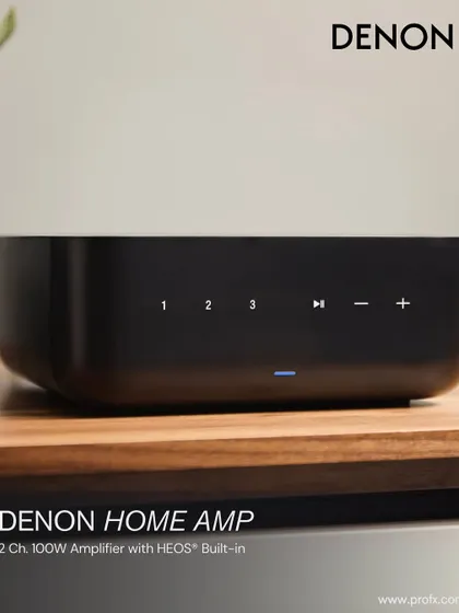 Power, performance, and pure convenience define the Denon Home Amp. This compact yet powerful amplifier is the heart of a smart home, blending timeless design with cutting-edge tech for effortless multi-room audio.