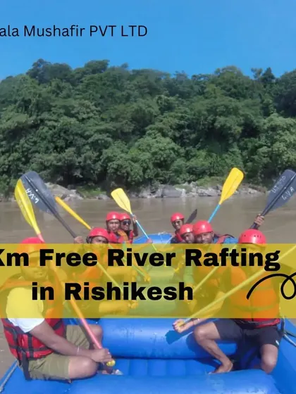 **Bonus Adventure: Free River Rafting in Rishikesh.** Our Kedarnath packages include a complimentary 16km river rafting experience in Rishikesh, adding a touch of adventure to your spiritual journey.