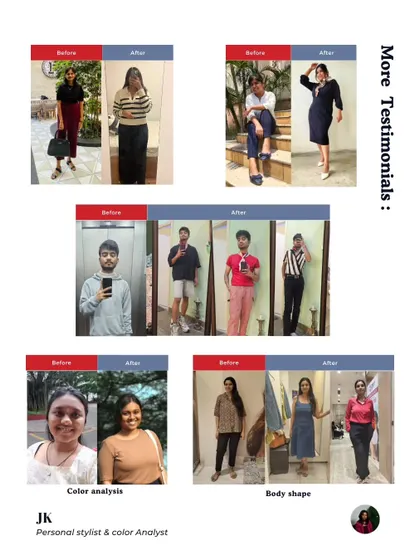 More testimonials from happy clients. We work on everything from color analysis and body shape to creating a complete style guide that empowers you.