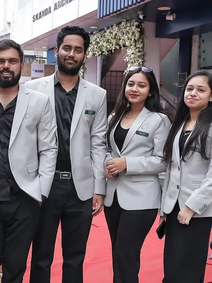 My team looking sharp and ready to welcome guests at our Experience Centre launch. Their professionalism and passion are what make Artyss special.