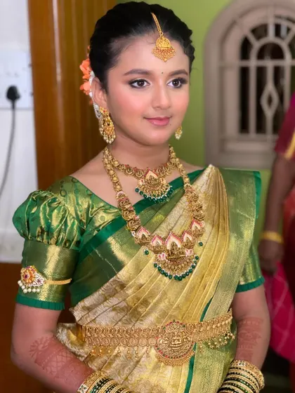Another beautiful shot from her half-saree function.