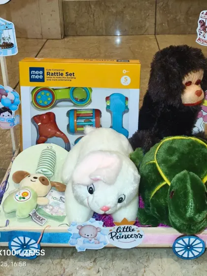 A different view of the 'Twins Toy World', showing the variety of toys included.