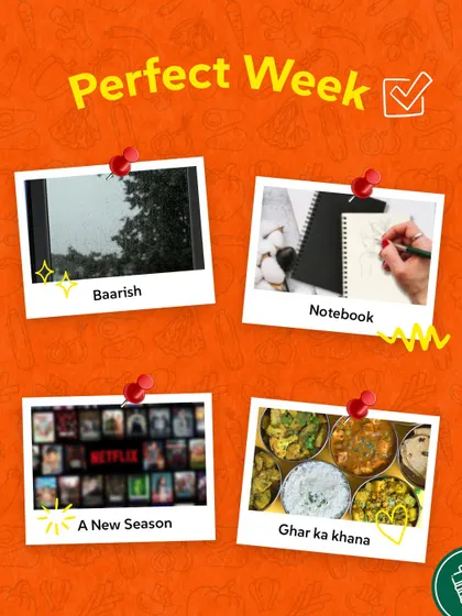 The perfect week starter pack: Baarish, a new Netflix season, and of course, ghar ka khana from True Tiffins.