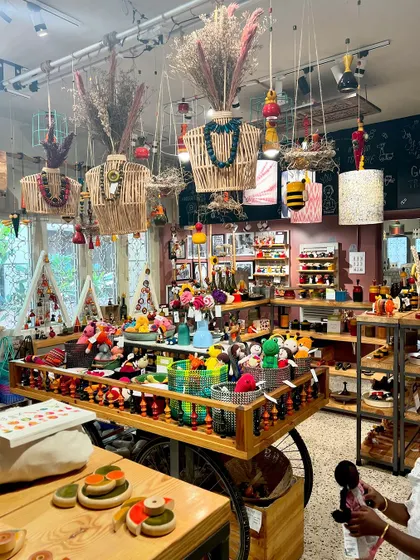 A customer shares her photo dump from our Indiranagar store. It's always a joy to see our space filled with people who appreciate handmade, ethically sourced products.