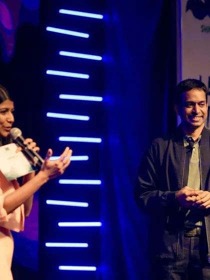 Sharing the stage with the incredible Pullela Gopichand was so inspiring. Hearing his journey firsthand is a reminder of why I love hosting corporate events. You get to meet the people you aspire to be.
