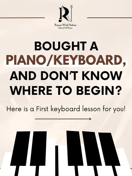 Bought a new piano or keyboard and don't know where to begin? This guide is your first lesson to get you started on your musical journey.