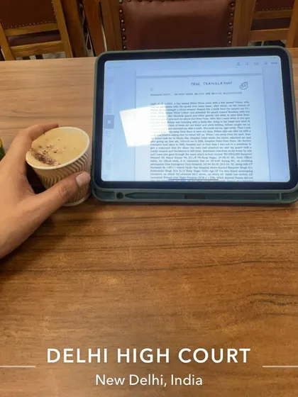 Preparing for a hearing at the Delhi High Court. Handling matters at this level requires meticulous preparation and a deep understanding of the law, which I bring to every case.