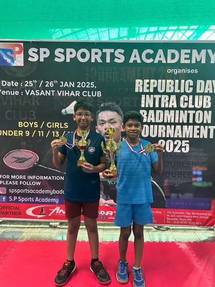 A look back at the proud finalists from our Republic Day Intra-Club Badminton Tournament. The competitive spirit was amazing to see.