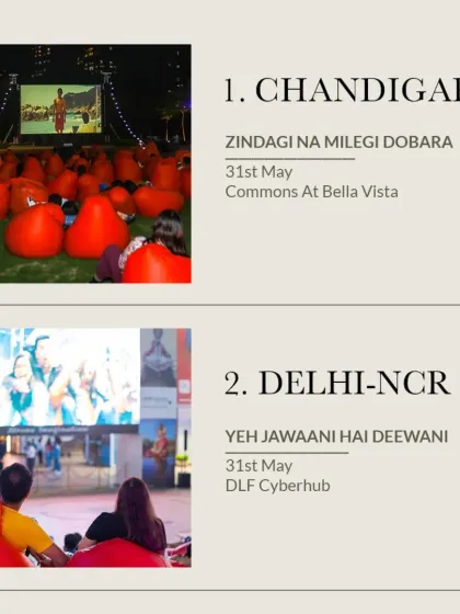 Our weekend lineup for Chandigarh and Delhi-NCR, featuring two all-time Bollywood favorites.