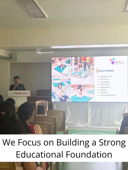 During orientation, we showcase the different areas of work in a Montessori classroom, from practical life to zoology, to build a strong educational foundation.