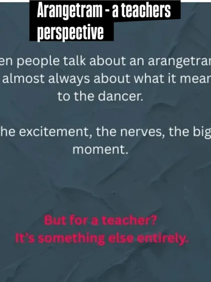 When people talk about an Arangetram, it's usually from the dancer's perspective. But for a teacher, it's something else entirely, a culmination of shared effort and a moment of immense pride.