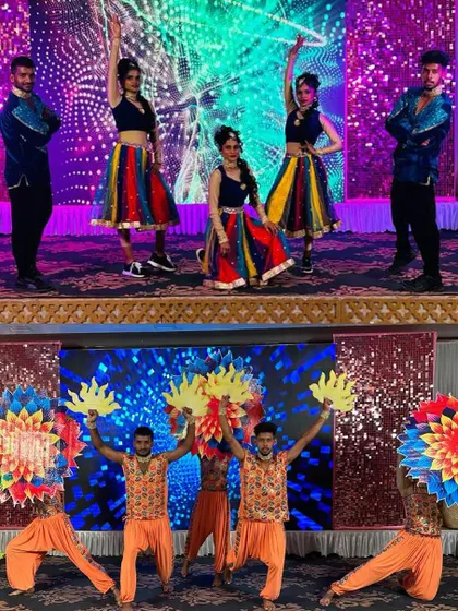 Kicking off 2024 with a high-energy Sangeet event in Bellary. Our professional backup dancers are here to support the family's performances and keep the stage alive.