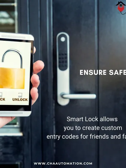 Granting access to family and friends is simple and secure. The app allows you to create and share custom, temporary entry codes, giving you full control over who enters your home and when.