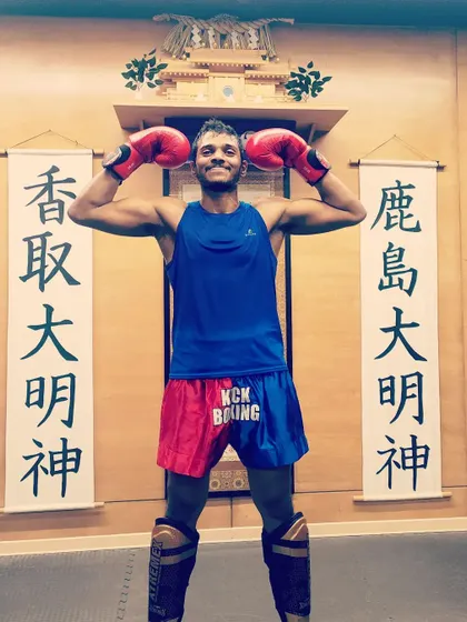 Feeling strong after some good striking rounds at The Dojo.