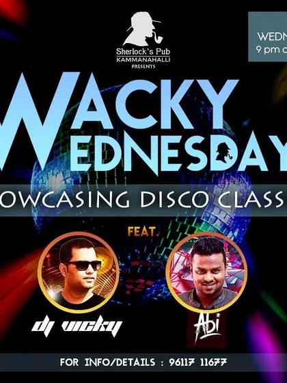 The "Wacky Wednesdays" series focused on Disco Classics, perfect for a fun, retro-themed corporate party.