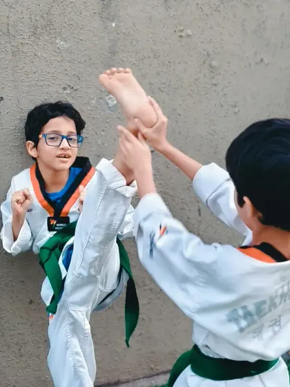 Partner-assisted stretching helps students achieve a deeper stretch and improve their flexibility faster.