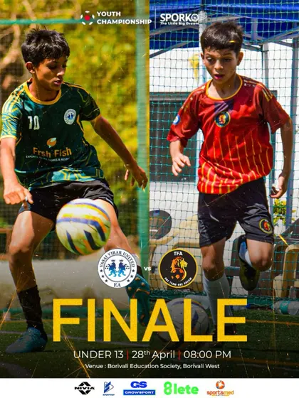 The stage is set for the Under 13 Youth Championship Finale against Vasai Virar United.