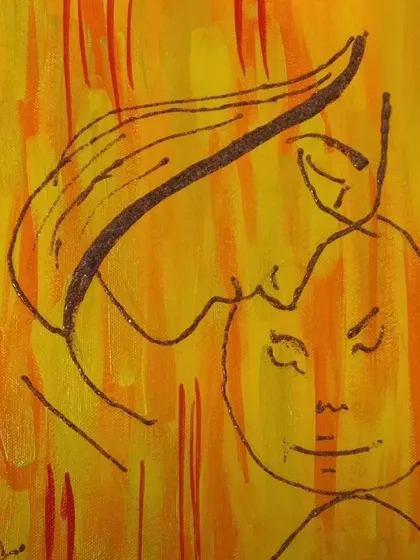 This painting of a mother and child captures the energy of love and protection. Creating a nurturing environment is a key goal of a Vaastu-compliant home.