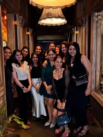 The SRA family! A group photo from one of our community get-togethers, where we celebrate our hard work and enjoy each other's company.