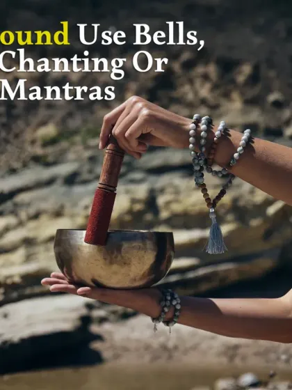 Sound healing, using bells, chanting, or mantras, can cleanse your crystals with powerful vibrations.