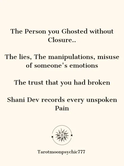 Shani Dev records every unspoken pain. The person you ghosted, the lies you told, the trust you broke. Nothing escapes the eyes of the great karmic teacher.