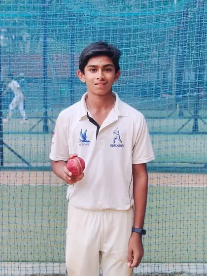 Pratyush G Shetty after his 6-wicket haul.