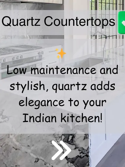 Quartz is another fantastic option for kitchen countertops. It is a low-maintenance, non-porous material that is resistant to stains and comes in a wide variety of stylish patterns, adding a touch of elegance to your kitchen.