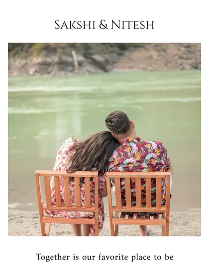 A peaceful closing shot of the couple sitting together and looking out at the river, a perfect symbol of their shared journey.